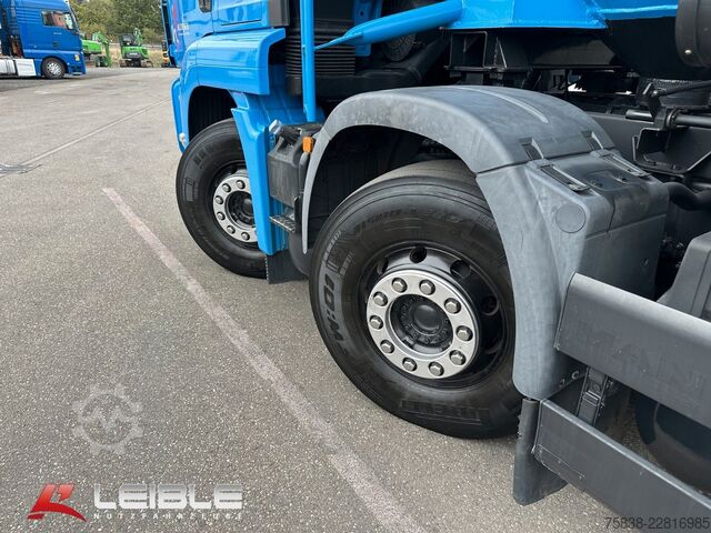 Tanker truck MAN TGS 35.480 8x2-4 BL-Heitling Silo Pellets *TOP*