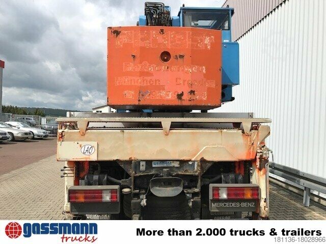Flatbed truck Mercedes-Benz 2638 K 6x4 mit Heckkran Palfinger PK 68000
