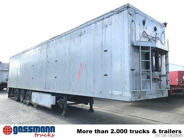 Semitrailer Reisch RSBS-35/24 PV Walkingfloor ca. 86m³, Alu