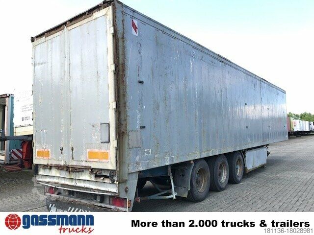 Semitrailer Reisch RSBS-35/24 PV Walkingfloor ca. 86m³, Alu