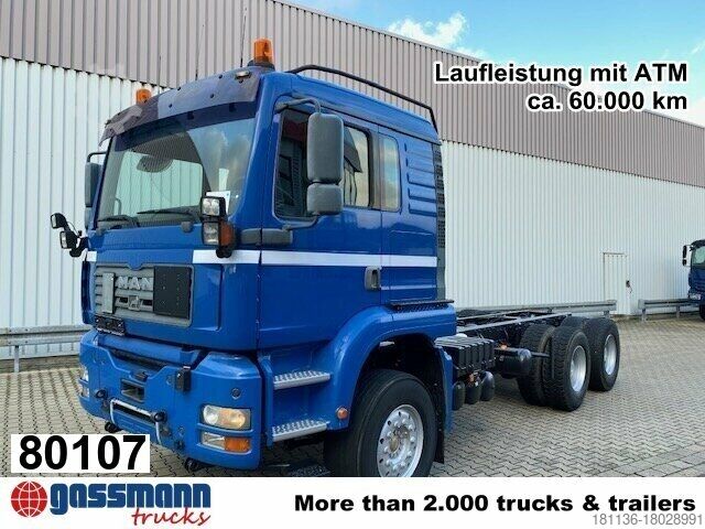 LKW-Fahrgestell MAN TGA 26.480 6x4 FDLK, Winterdienstausstattung