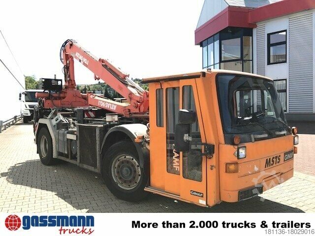 LKW mit Pritsche (offen) Ginaf GINAF GINC 3030 mit Heckkran Atlas AK 90.1 HDS
