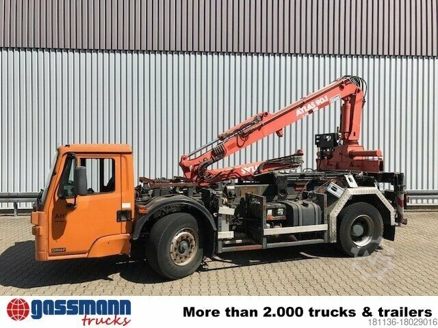 LKW mit Pritsche (offen) Ginaf GINAF GINC 3030 mit Heckkran Atlas AK 90.1 HDS