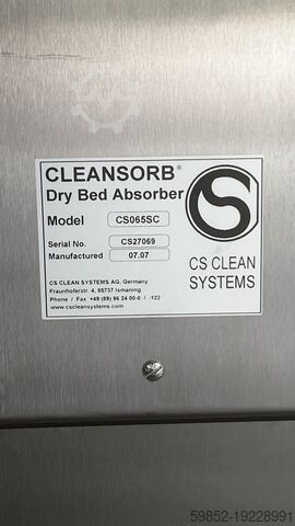 Dry bed absorber CS Clean Systems CS065SC