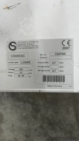 Dry bed absorber CS Clean Systems CS065SC