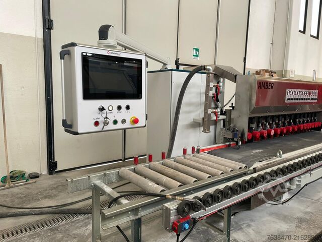Kantenpoliermaschine für gerade Kanten Comandulli Amber 5+4 SX