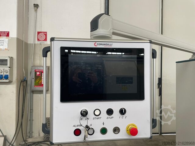 Kantenpoliermaschine für gerade Kanten Comandulli Amber 5+4 SX