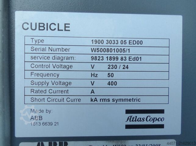 Schraubenkompressor ZT75VSDFF Atlas Copco ZT75VSDFF