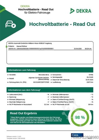 Kastenwagen MERCEDES-BENZ eSprinter 314 PRO 56 kWh Sprinter Kasten