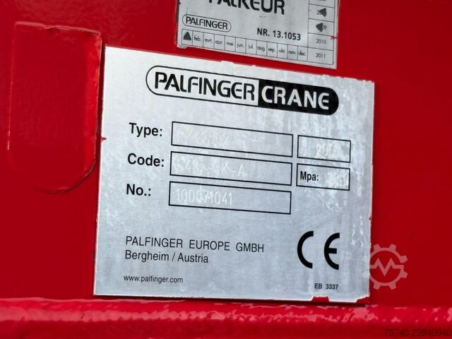 Kranwagen DAF CF 85.410 + PALFINGER PK 42502-- 6X EXT. + REMO...