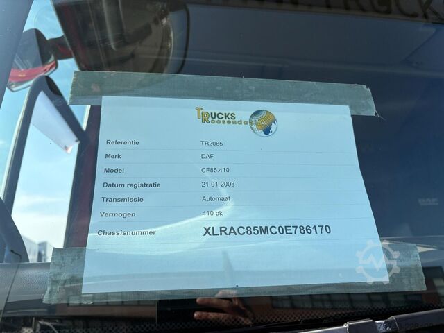 Kranwagen DAF CF 85.410 + PALFINGER PK 42502-- 6X EXT. + REMO...
