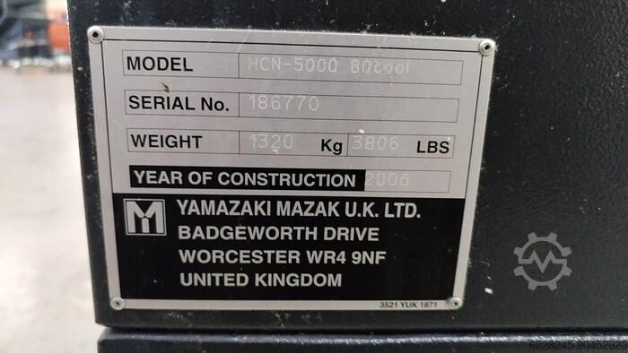 Horizontal-Bearbeitungszentrum Mazak HCN-5000