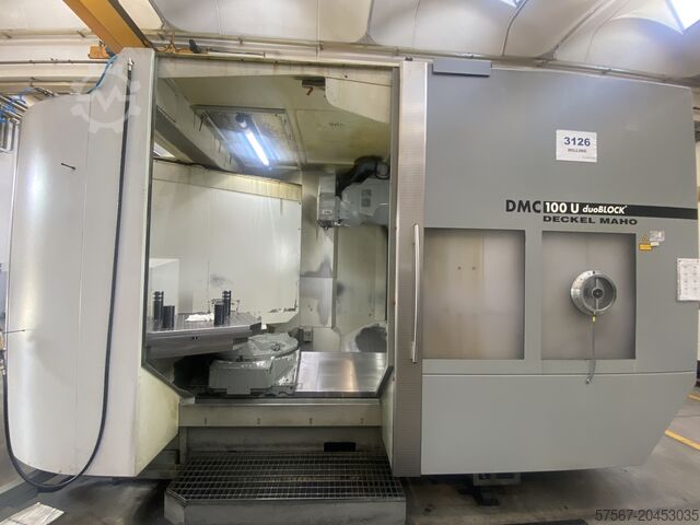 CNC-Universal-Bohr- und Fräsmaschine Deckel Maho DMC100U duoBLOCK