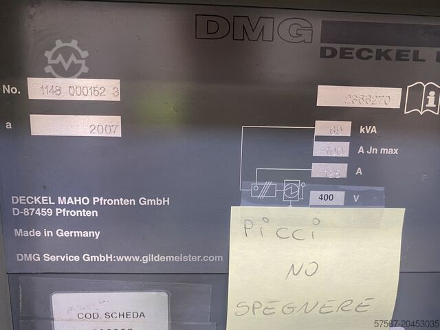 CNC-Universal-Bohr- und Fräsmaschine Deckel Maho DMC100U duoBLOCK