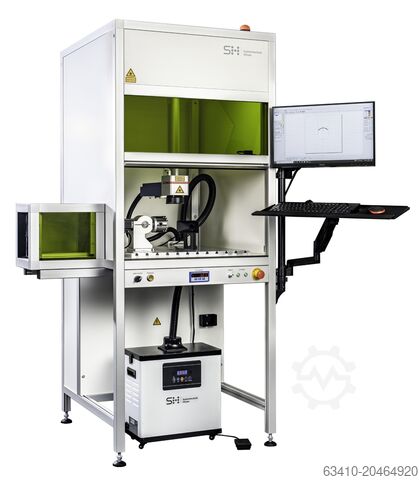 LAS 28 XLe 30 Watt Faserlaser Systemtechnik Hölzer GmbH LAS 28 XLe Laser mit XXL Innenraum
