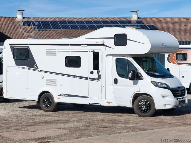 Alkoven Wohnmobil ETRUSCO A 7300 DB, Navi, Markise,Fahradträger