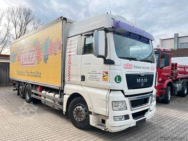 Beverage truck MAN TGX 26.440 Getränkekoffer Wingliner Intarder
