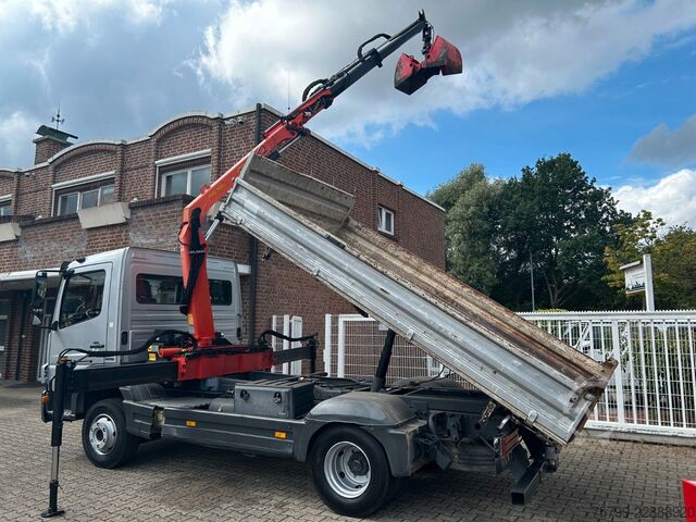 Dreiseitenkipper MERCEDES-BENZ 822 Atego MEILLER 3Skipper +PK7002 + Greifer