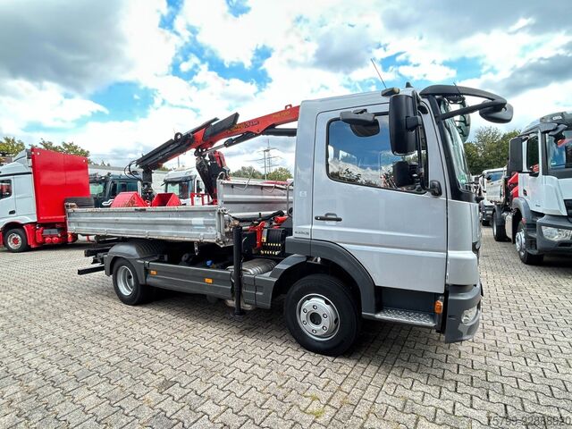 Dreiseitenkipper MERCEDES-BENZ 822 Atego MEILLER 3Skipper +PK7002 + Greifer