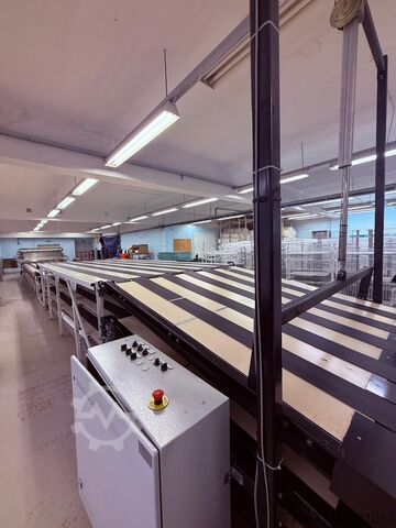 Conveyor 3-Level Table System FINN-CONVEY Modular Cutting Room 3-level Conveyor