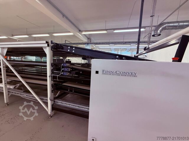 Conveyor 3-Level Table System FINN-CONVEY Modular Cutting Room 3-level Conveyor