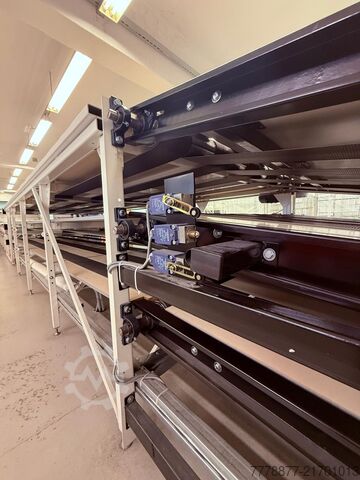 Conveyor 3-Level Table System FINN-CONVEY Modular Cutting Room 3-level Conveyor