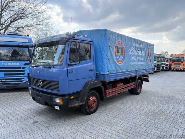 Curtain sider van Mercedes-Benz LK 914/ 814 Oldtimer