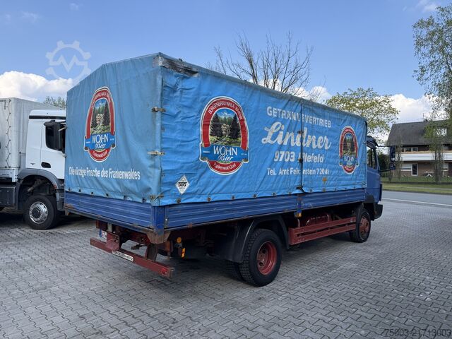 Curtain sider van Mercedes-Benz LK 914/ 814 Oldtimer