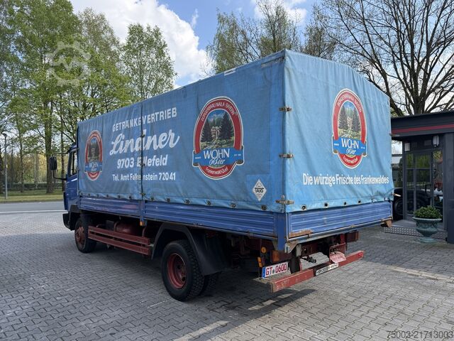Curtain sider van Mercedes-Benz LK 914/ 814 Oldtimer