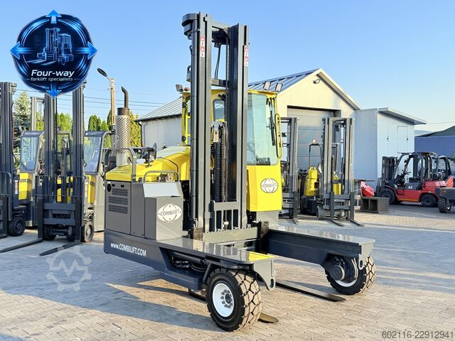 4-way forklift Combilift C5000 XL GAS TRIPLEX 6920 FORK POSITIONE