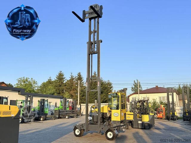 4-way forklift Combilift C5000 XL GAS TRIPLEX 6920 FORK POSITIONE