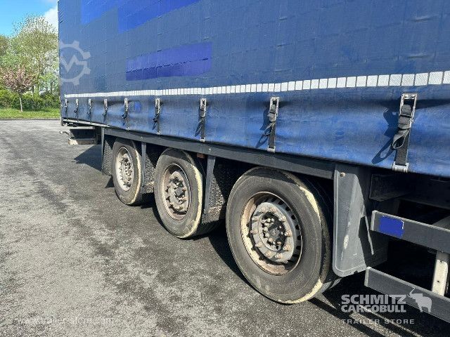 Open semitrailer with tarp Schmitz Cargobull Curtainsider Mega
