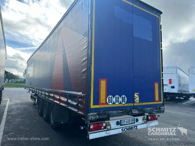Open semitrailer with tarp Schmitz Cargobull Curtainsider Mega