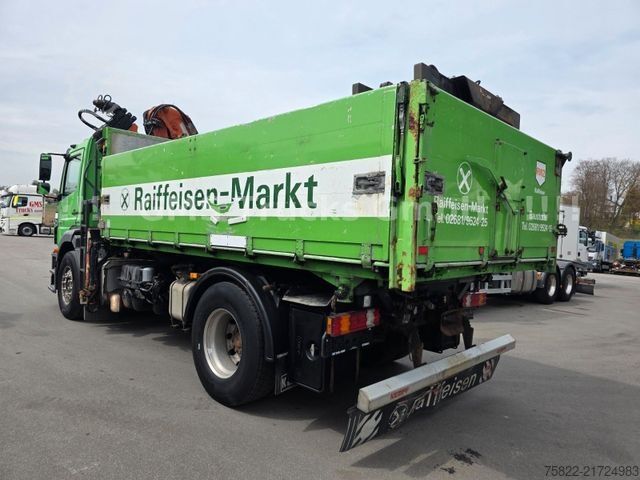 Tipper truck MERCEDES-BENZ Axor 1829 / E5 / ALU Kipper / Atlas Kran