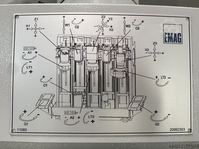 Vertikaldrehmaschine EMAG VTC 250 DUO DD