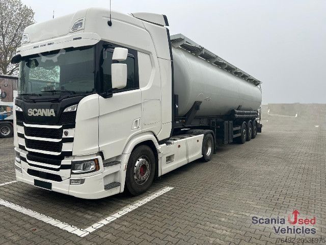 Tanker truck Scania R 500 A4x2NB Highline GHH Kompressor + Spitzer