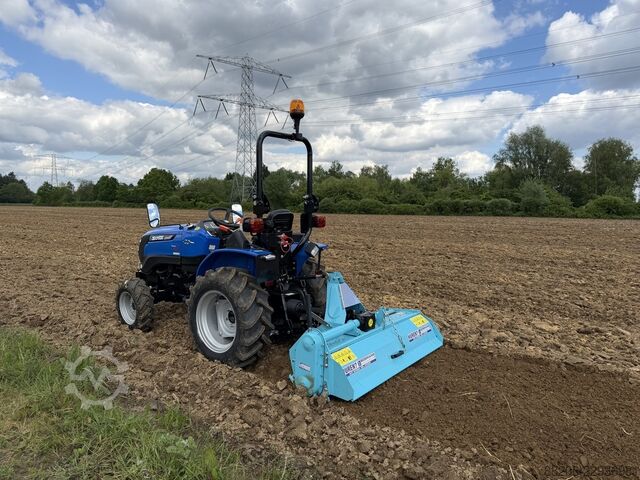 Solis 20 4WD mini tractor DEMO 2026 option with rotary tiller SOLIS 20 4WD minitractor DEMO 2026 optie met grondfrees