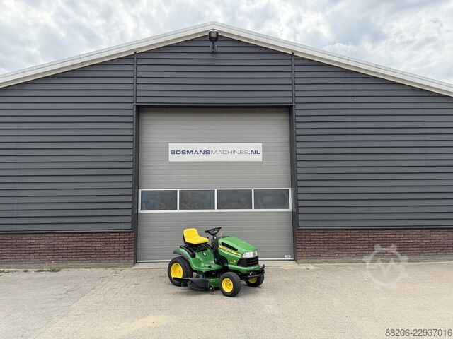 John Deere X140 Aufsitzrasenmäher – Nur 211 Betriebsstunden – 48 Zoll NEUES Mähwerk JOHN-DEERE X140 Zitmaaier – Slechts 211 uur – 48 inch NIEUW maaidek