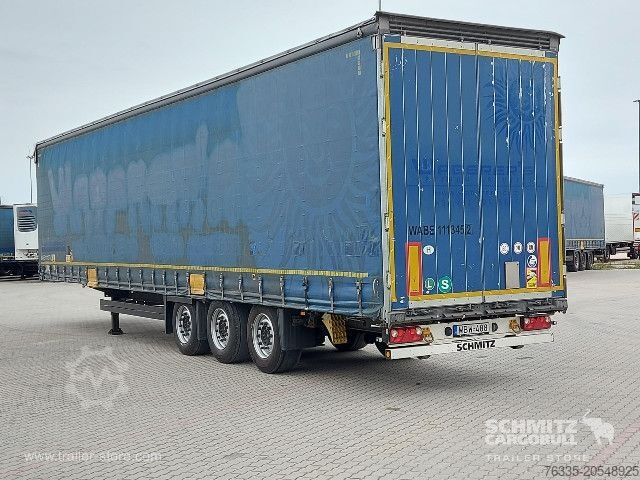 Auflieger mit Pritsche & Plane Schmitz Cargobull Curtainsider Mega