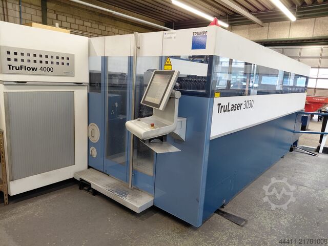 Laser cutting machine TRUMPF TruLaser 3030 (L20) 4kW mit RotoLas