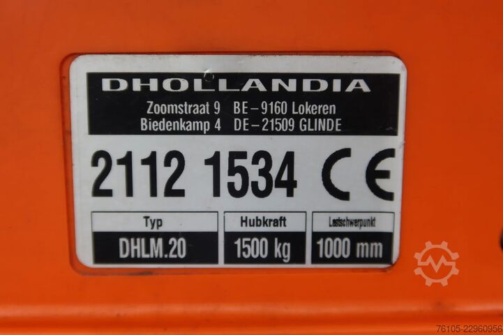 Koffer Volvo FL 210 Bakwagen + DHollandia 1500 kg
