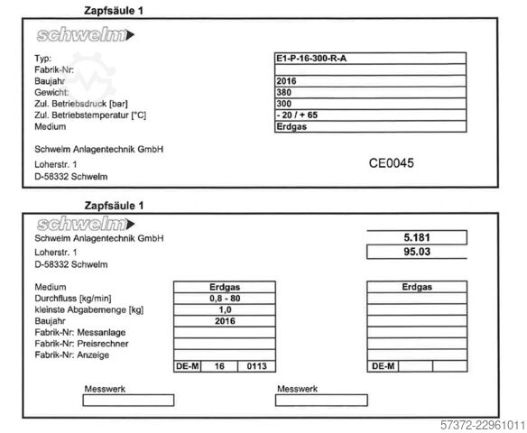 Erdgastankstelle (EGT) Schwelm Anlagentechnik 