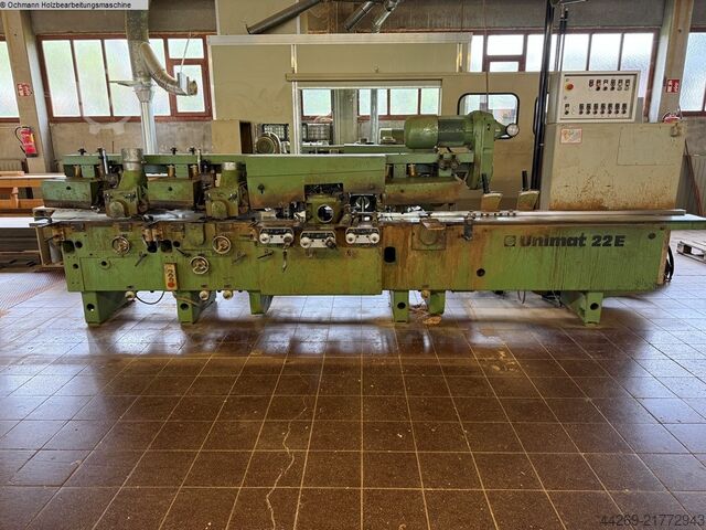 Four-side moulder WEINIG Unimat 22 E WEINIG Unimat 22 E