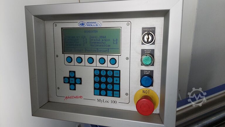 CNC 4-roll plate bending machine LUNA 8344-CNC-17-0,5