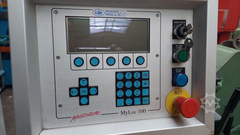 CNC 4-roll plate bending machine LUNA 8344-CNC-17-0,5