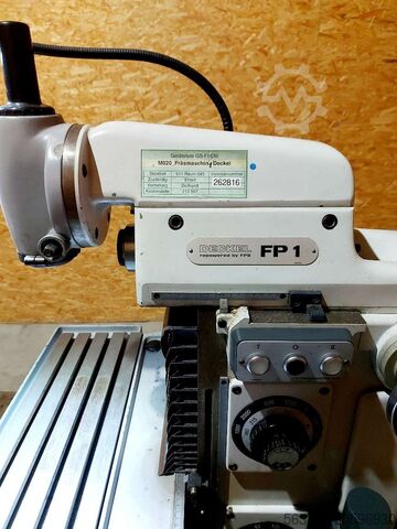 Werkzeugfräse DECKEL FP 1-ÜBERHOLT+Teilapparat+Werkzeuge