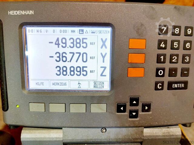 Werkzeugfräse DECKEL FP 1-ÜBERHOLT+Teilapparat+Werkzeuge