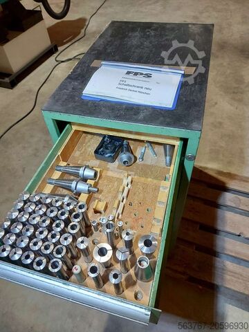 Werkzeugfräse DECKEL FP 1-ÜBERHOLT+Teilapparat+Werkzeuge