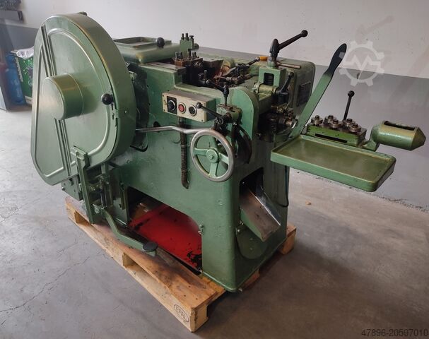 Screw manufacturing machine Heuer Hammer Doppeldruckpresse