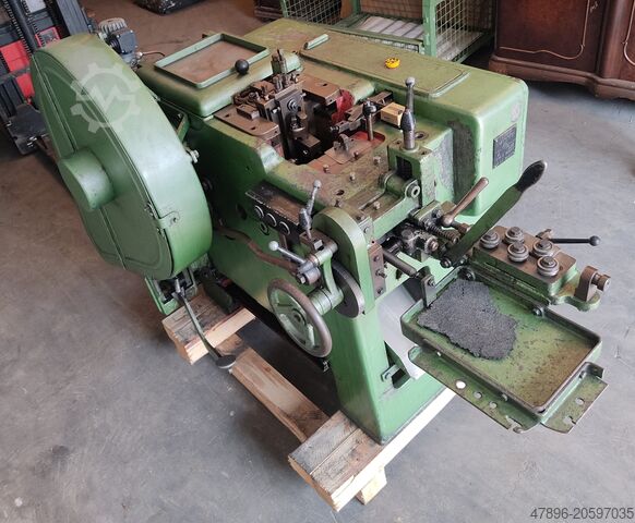Screw manufacturing machine Heuer Hammer Doppeldruckpresse